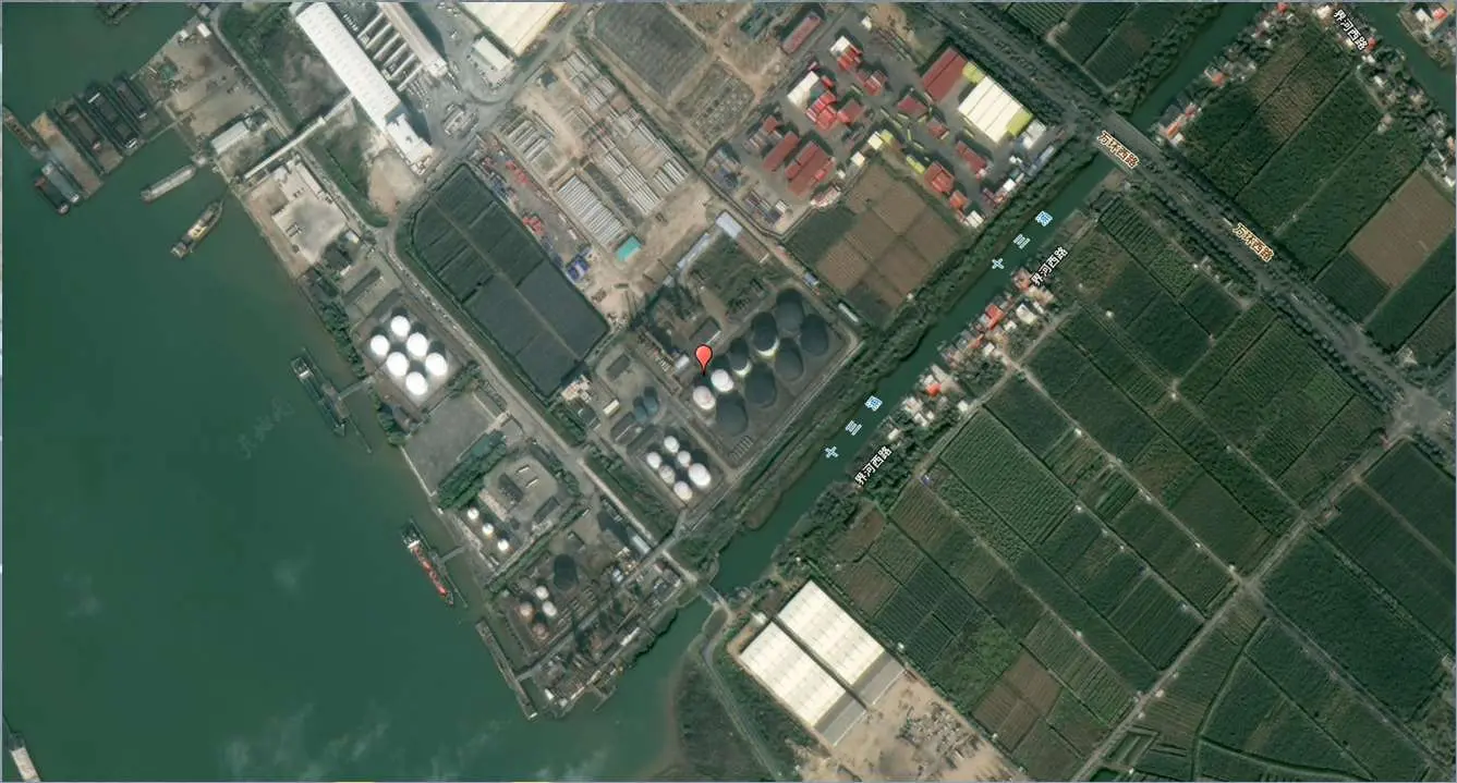 广东南沙沥青基地鸟瞰